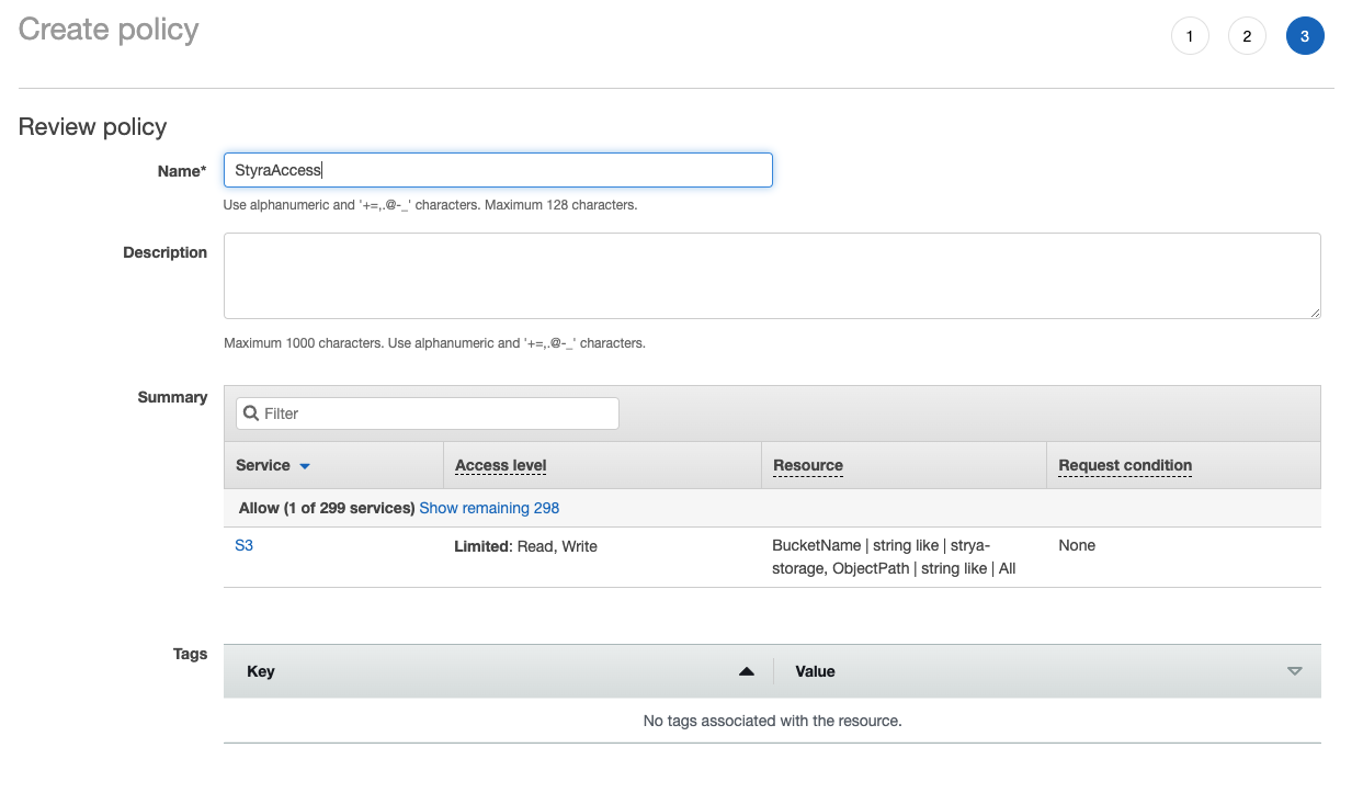 Figure 4 - IAM Review Policy